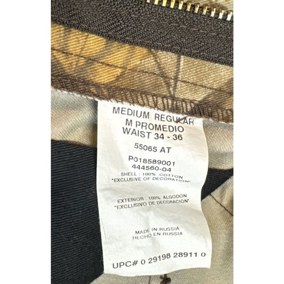 Walls Camo Pants Mens 34x32 Reinforced Hunting Advantage Timber Cargo Adjustable - Picture 10 of 15